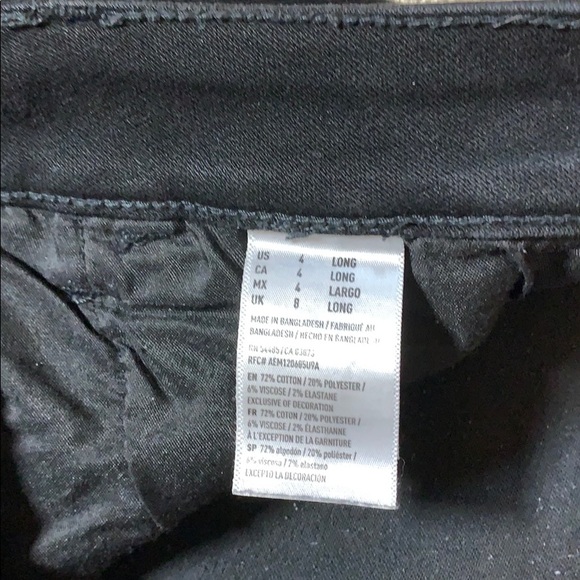 American Eagle black Jeggings - Picture 5 of 5